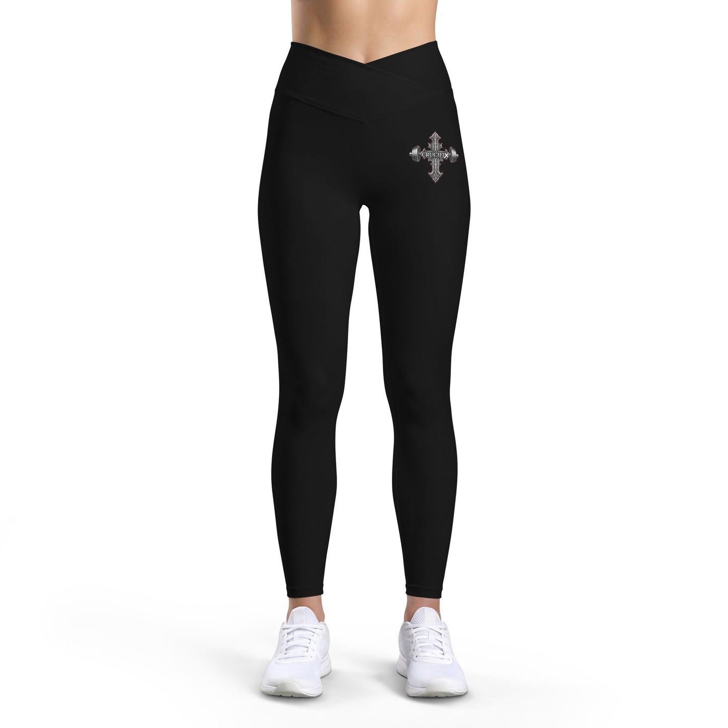 Women’s Lifted by Faith Crucifix Leggings