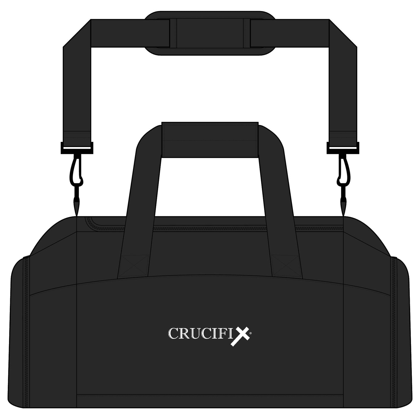 Crucifix Logo Gym Bag