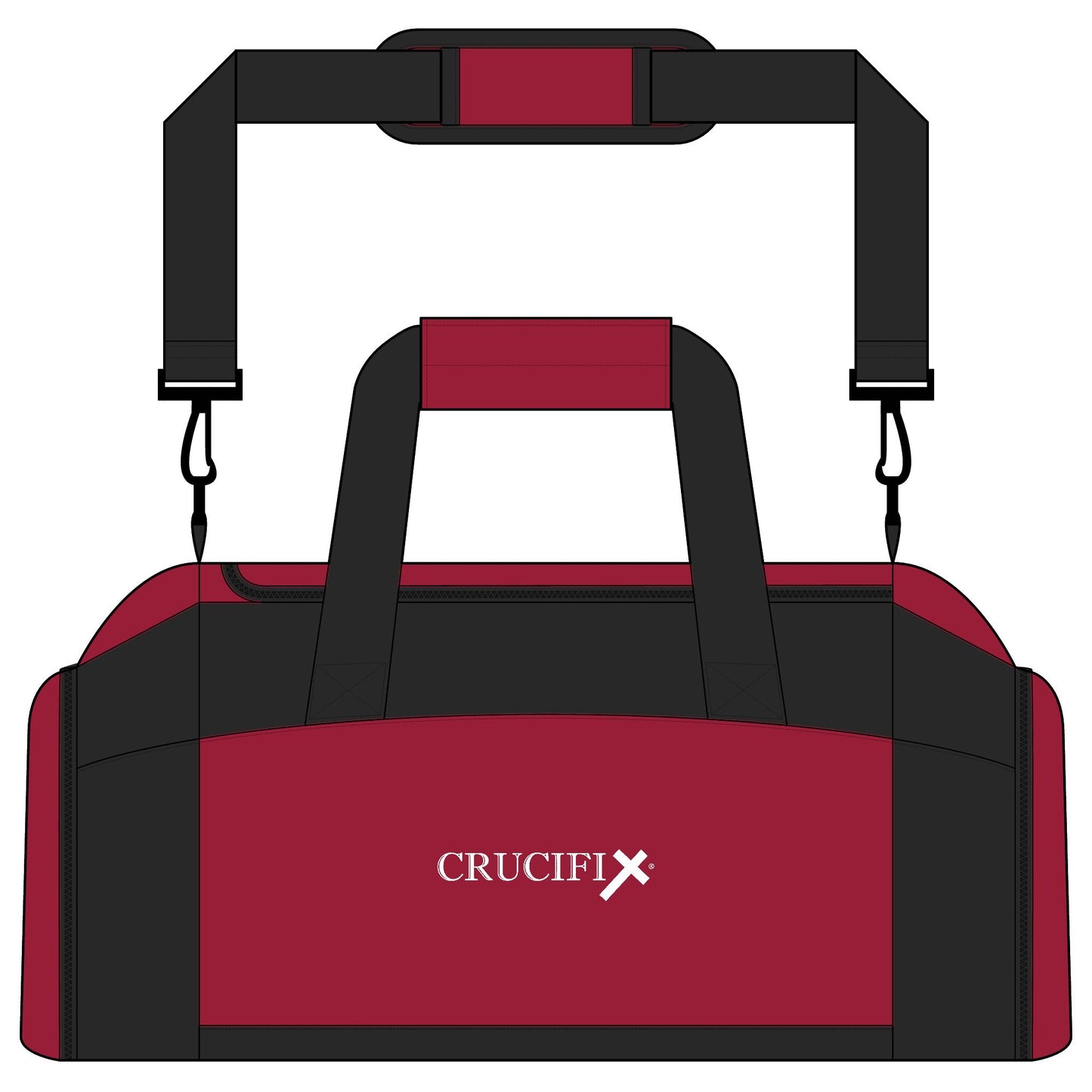 Crucifix Logo Gym Bag