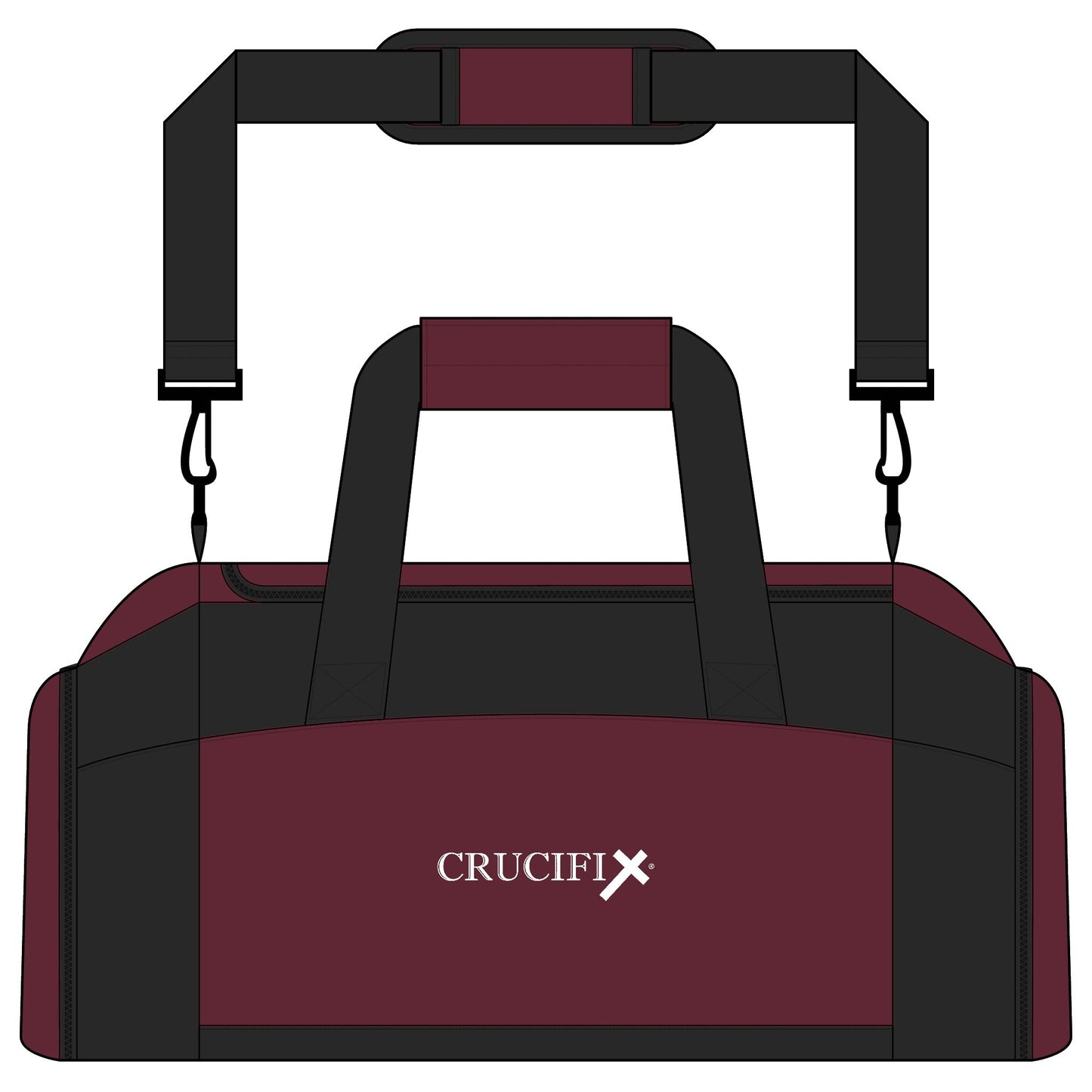 Crucifix Logo Gym Bag