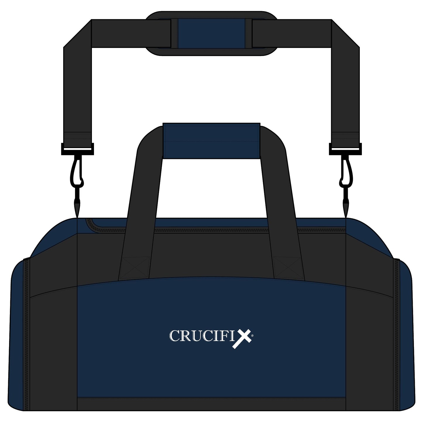 Crucifix Logo Gym Bag