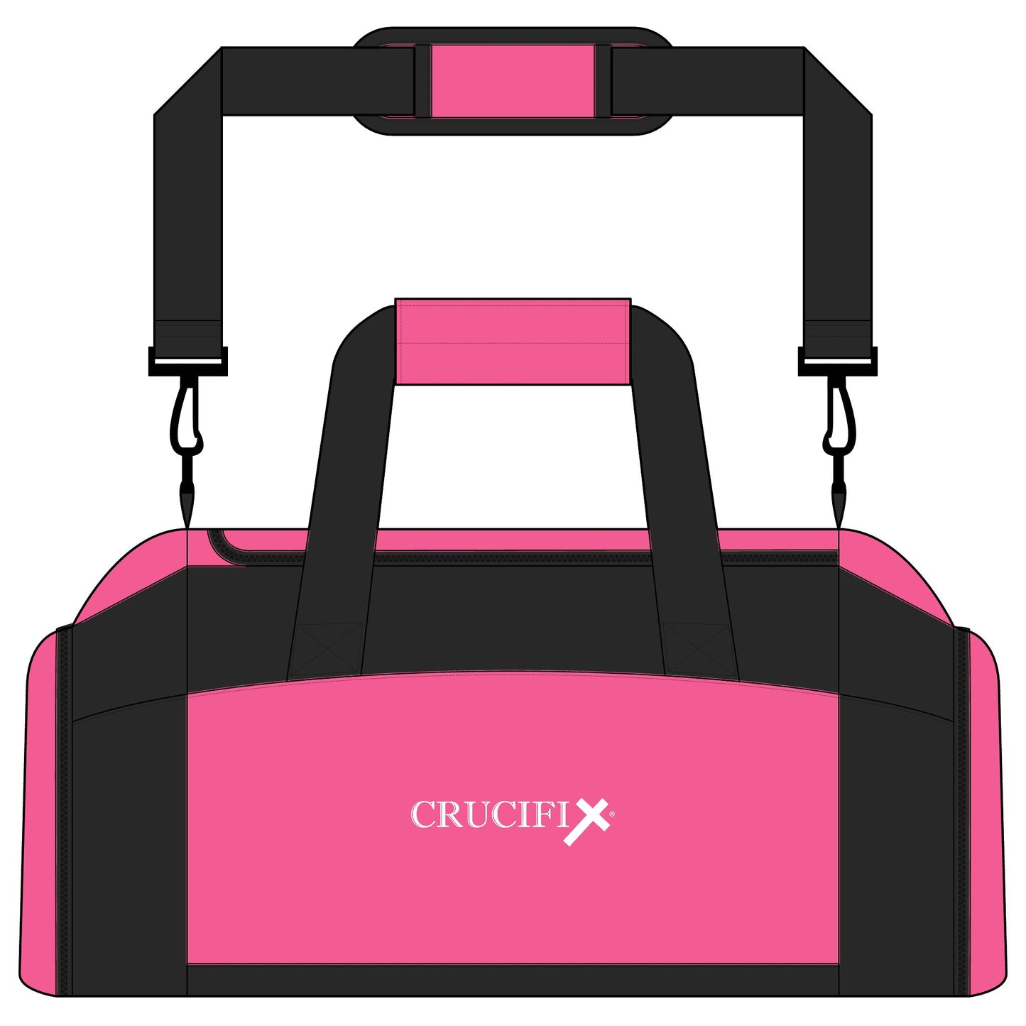 Crucifix Logo Gym Bag