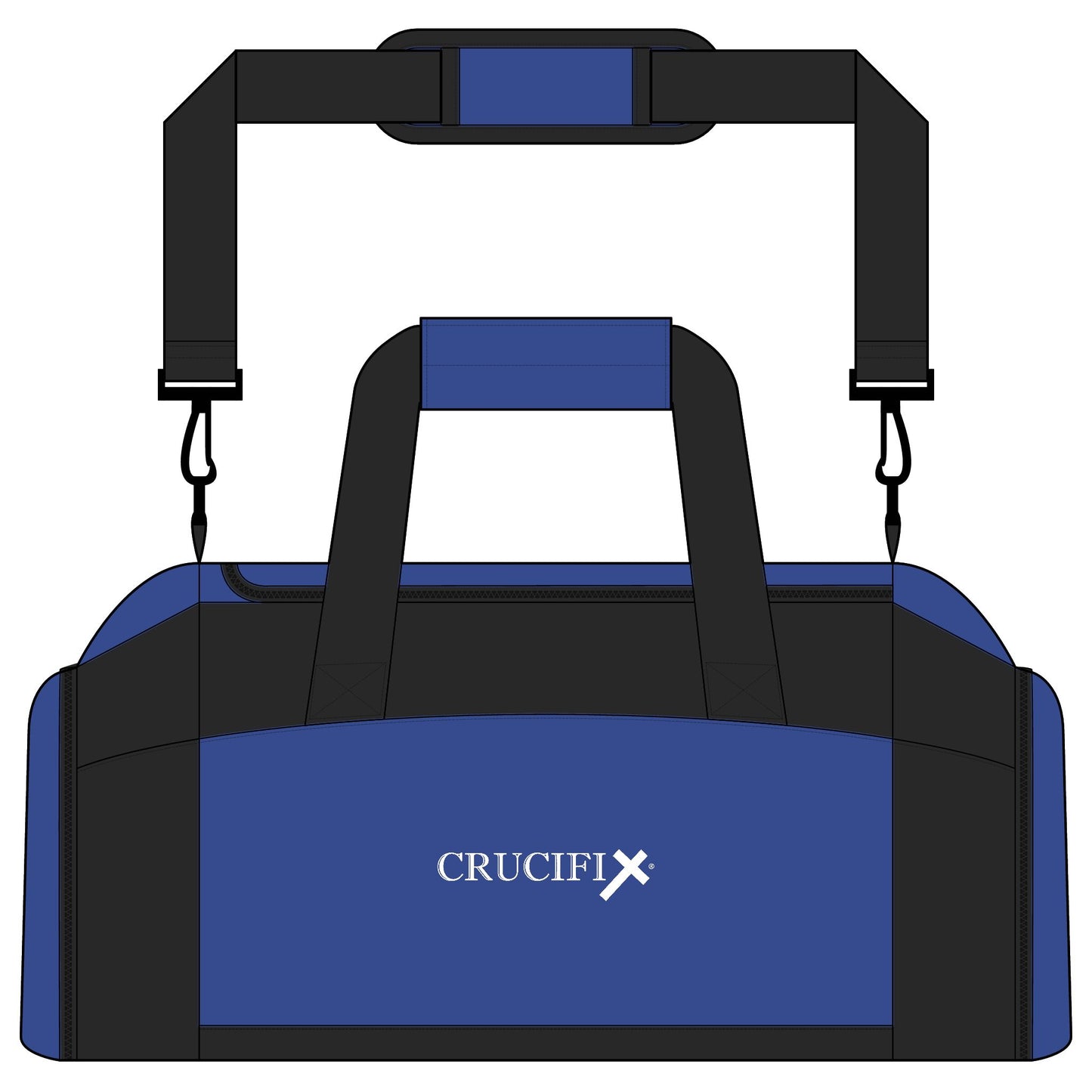 Crucifix Logo Gym Bag