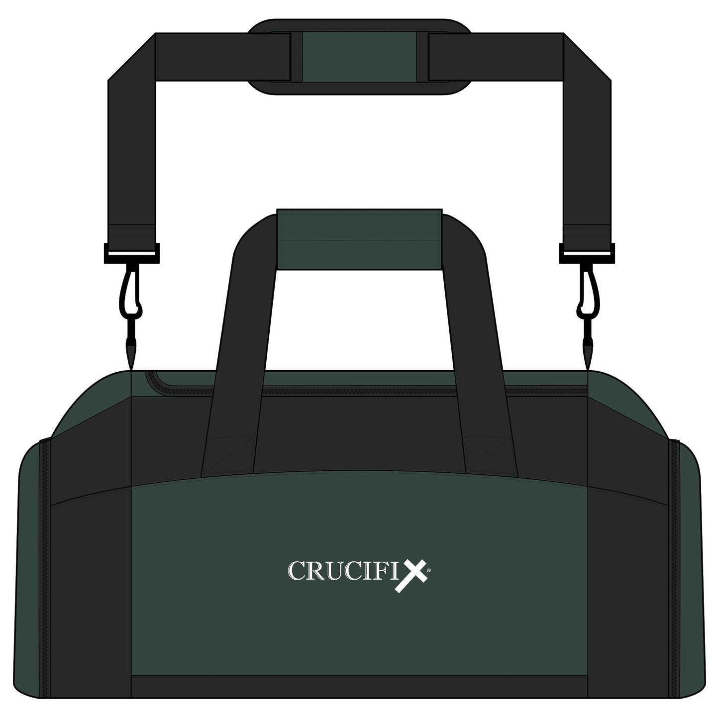 Crucifix Logo Gym Bag