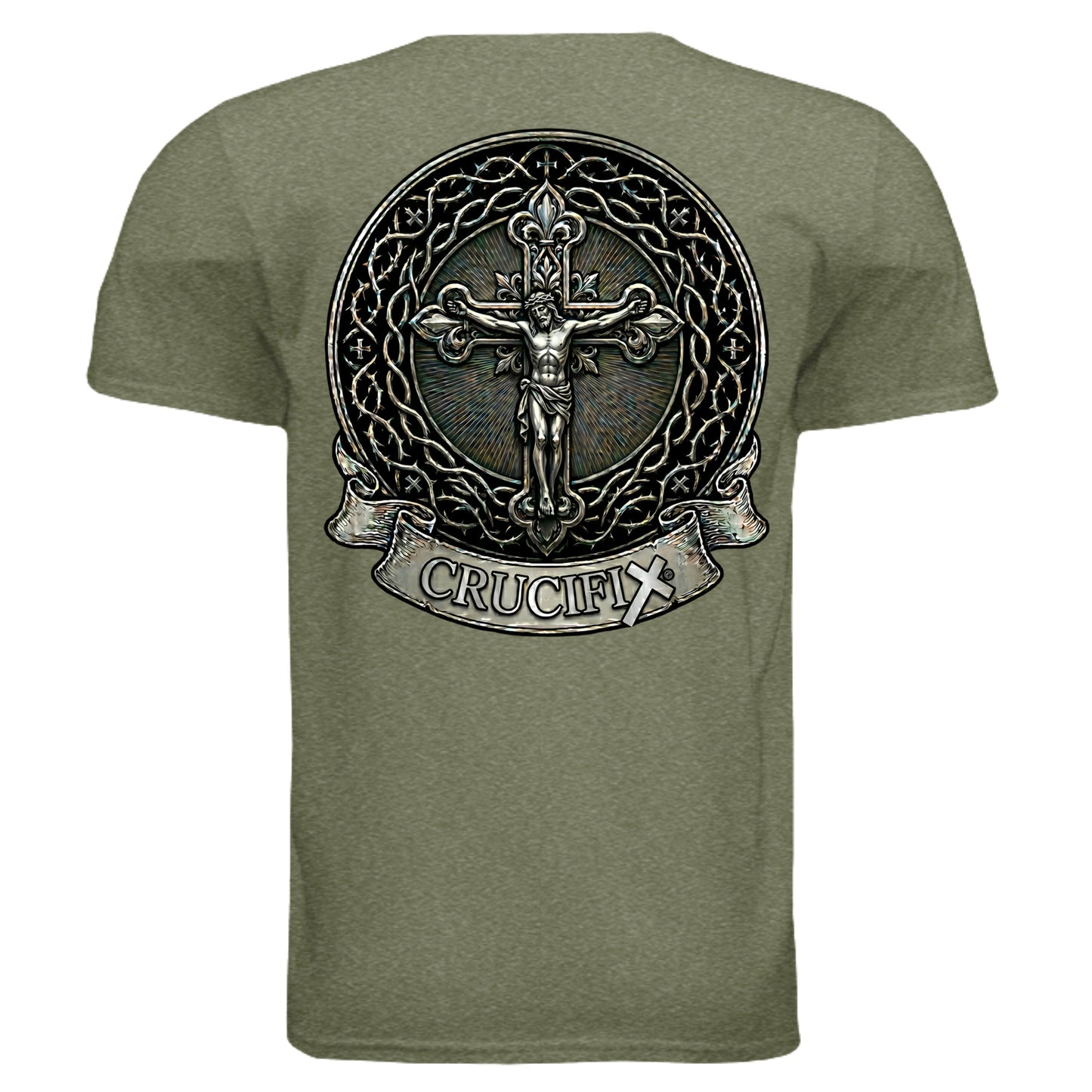 HEATHER MILITARY GREEN - G640 - BACK