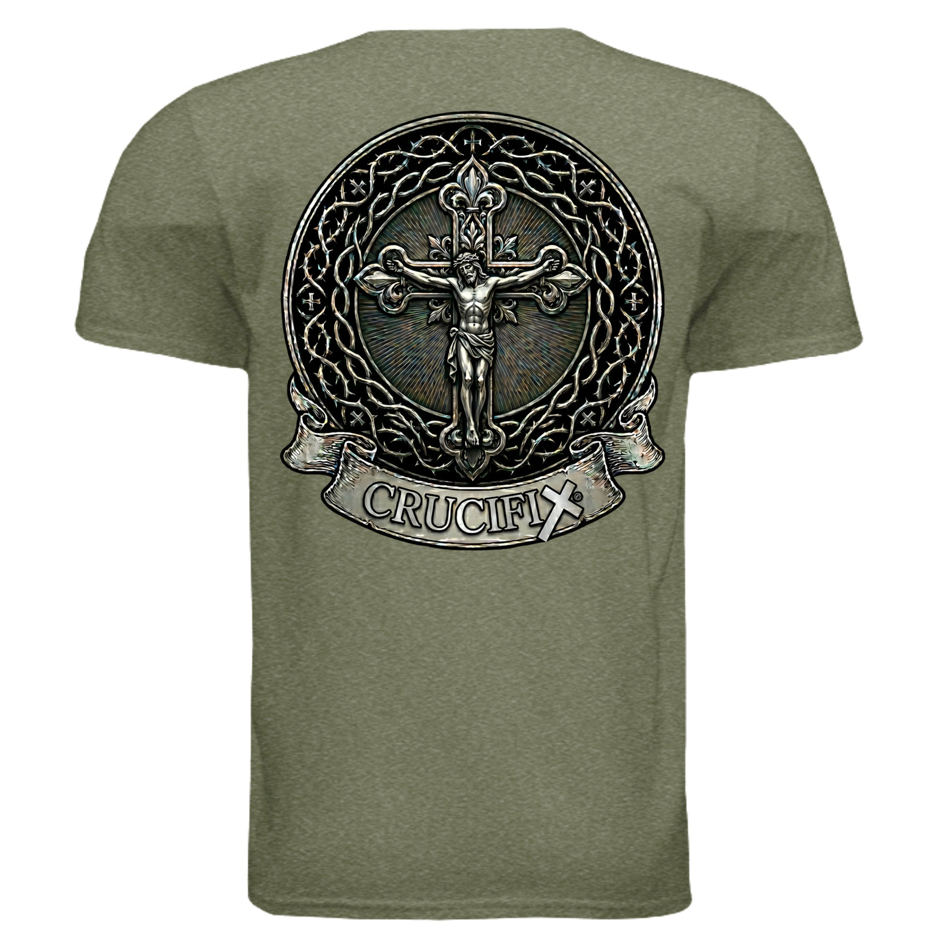 HEATHER MILITARY GREEN - G640 - BACK