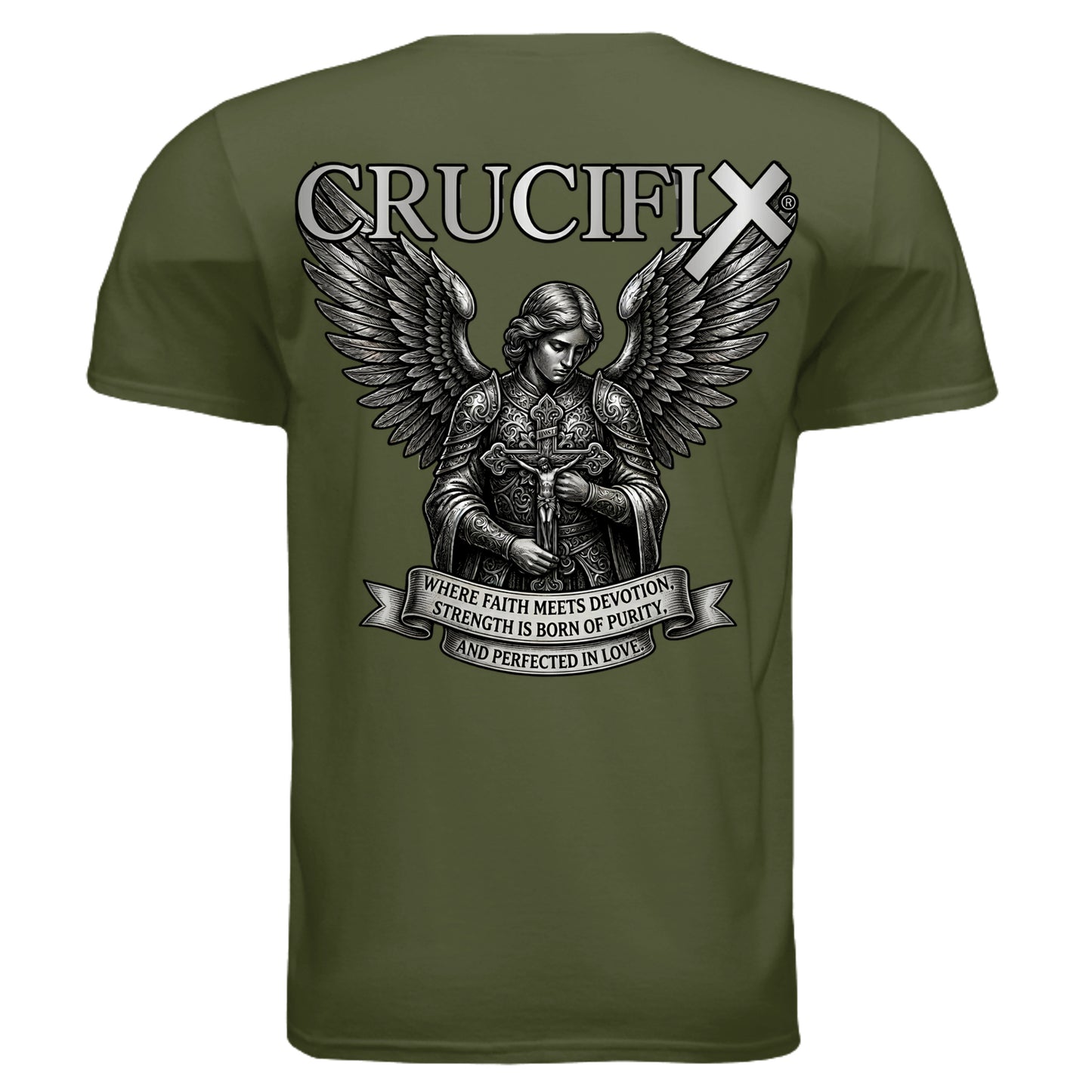 MILITARY GREEN - G640 - BACK