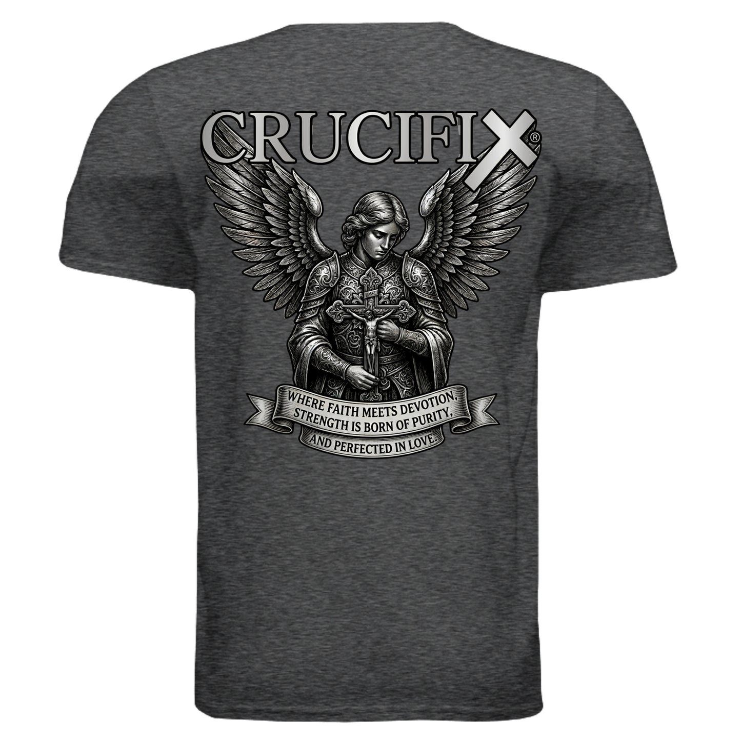 DARK HEATHER - G640 - BACK