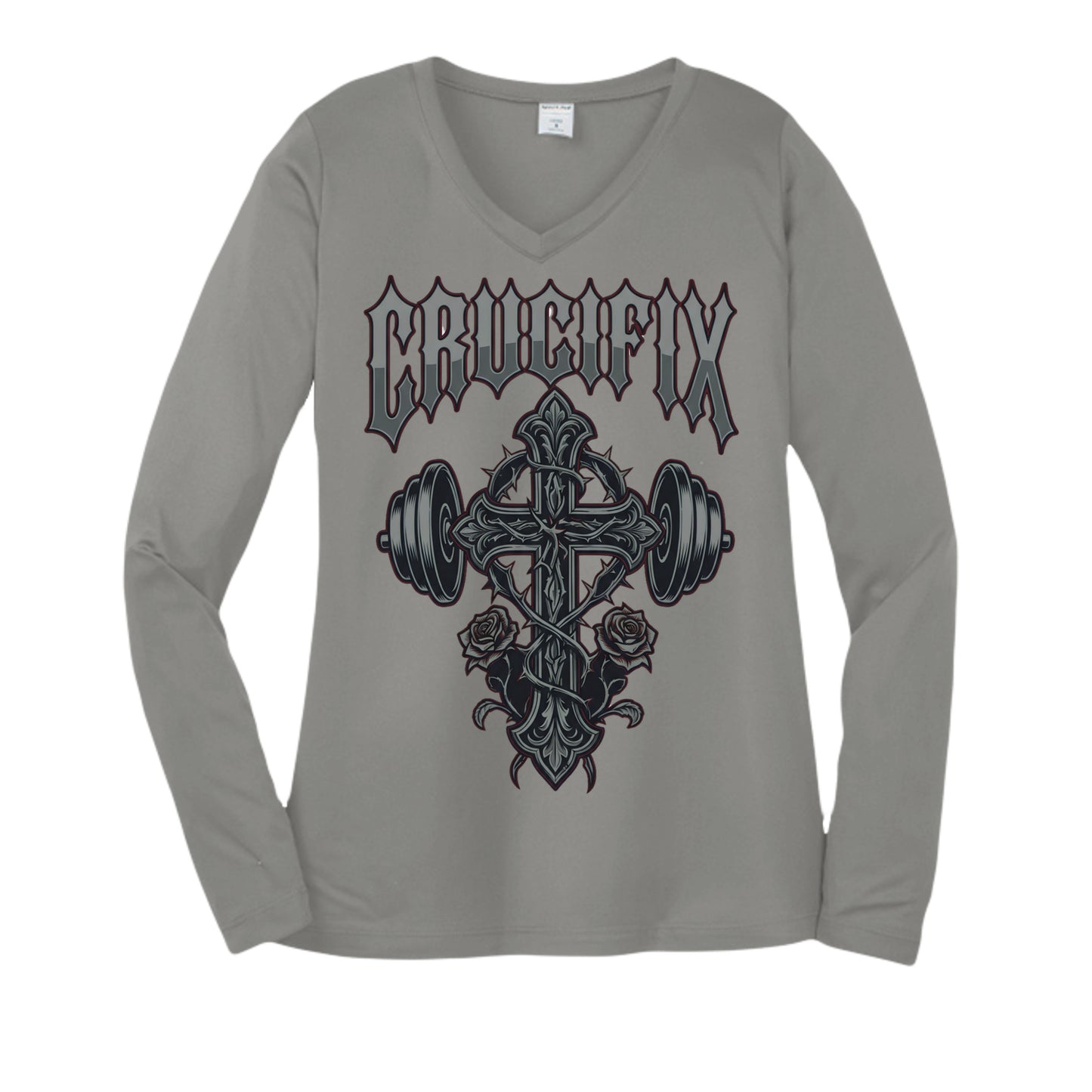 Grey Concrete Heather - LST353LS - FRONT