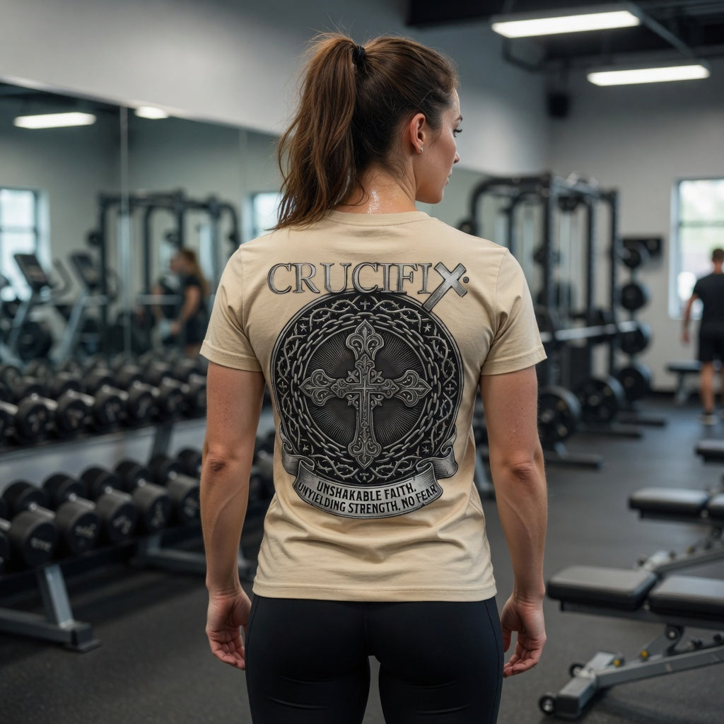 Crucifix Unshakable Faith Tee