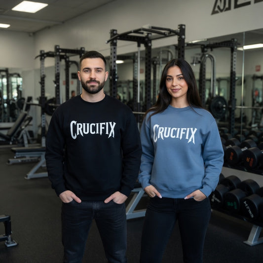 Crucifix Crewneck Sweatshirt