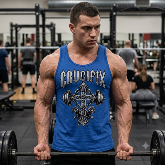 Men’s CRUCIFIX Strength Christian Tank Top