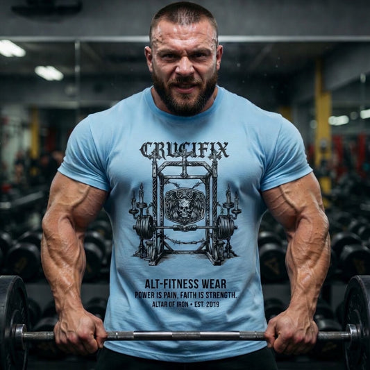 Crucifix Alt-Fitness Wear Graphic T-Shirt