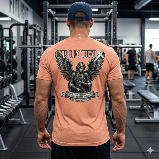 Crucifix Strength Perfected in Love Tee